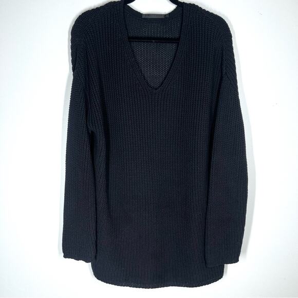 Jenni Kayne Charcoal V-Neck Sweater - Picture 4 of 11